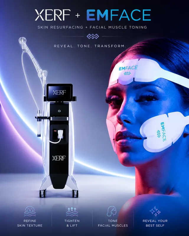 Premium XERF skin tightening treatment visual
